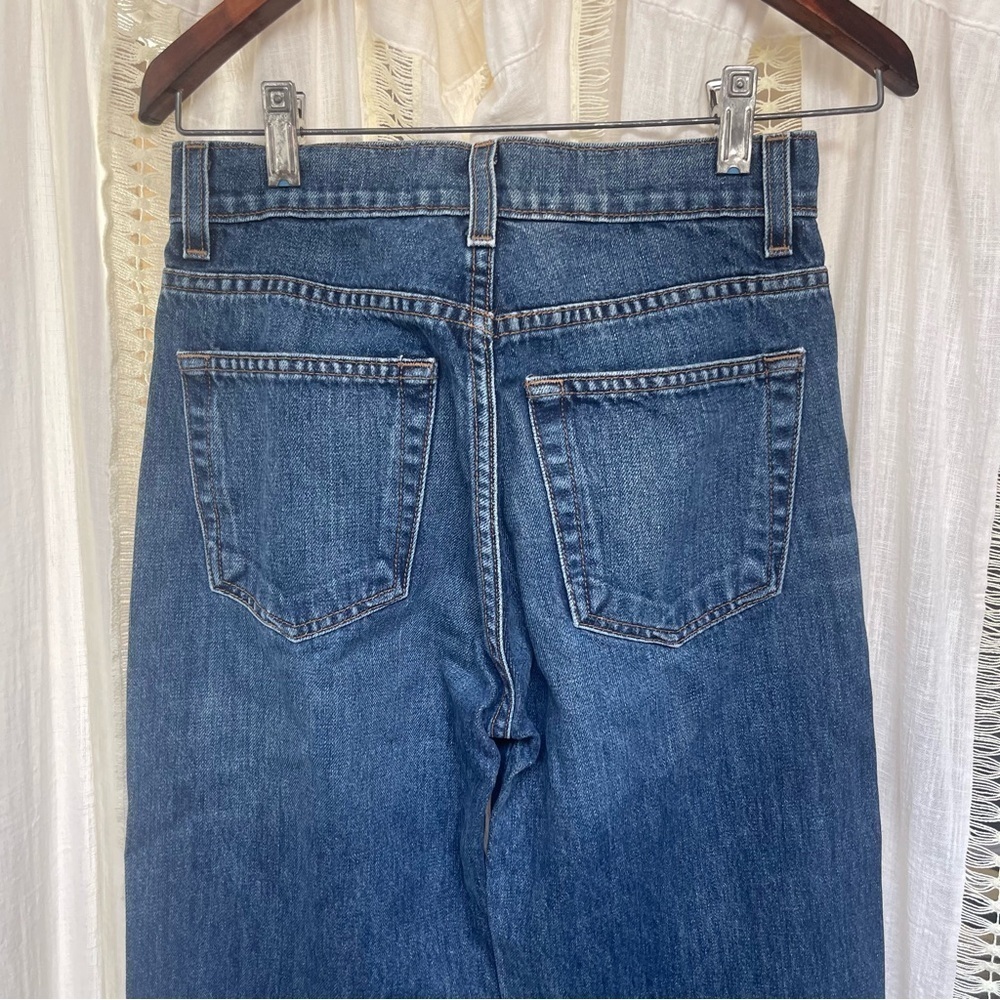 Reformation High Rise Baggy Relaxed Wide Leg Dark Denim Jeans 24/26, 0/2 - Picture 4 of 16